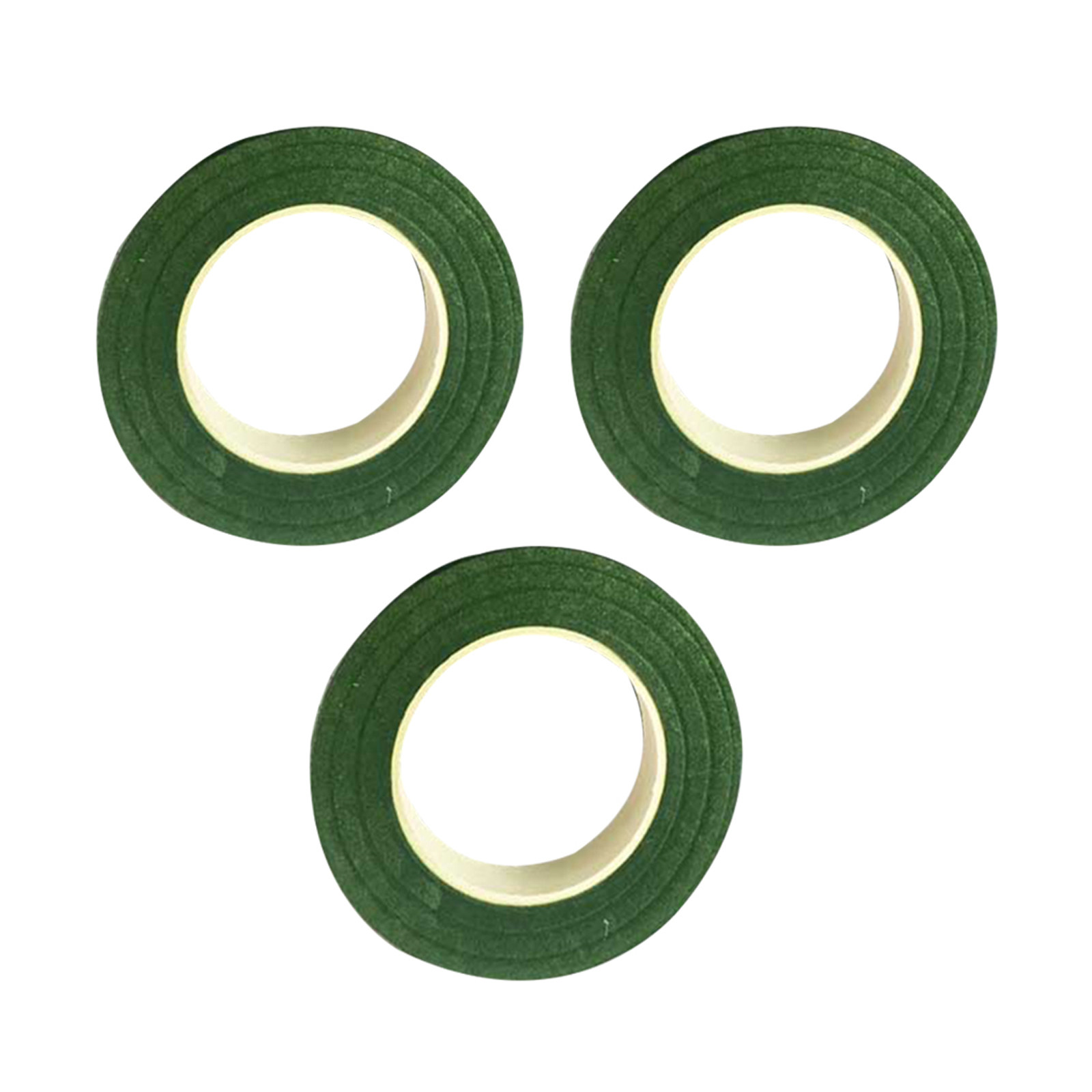 Floral Tape Green - 3 Rolls 27M Green Floral Tape