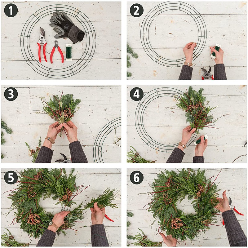 Wreath Form Wire - 14 Inch Wire Wreath Frame Metal