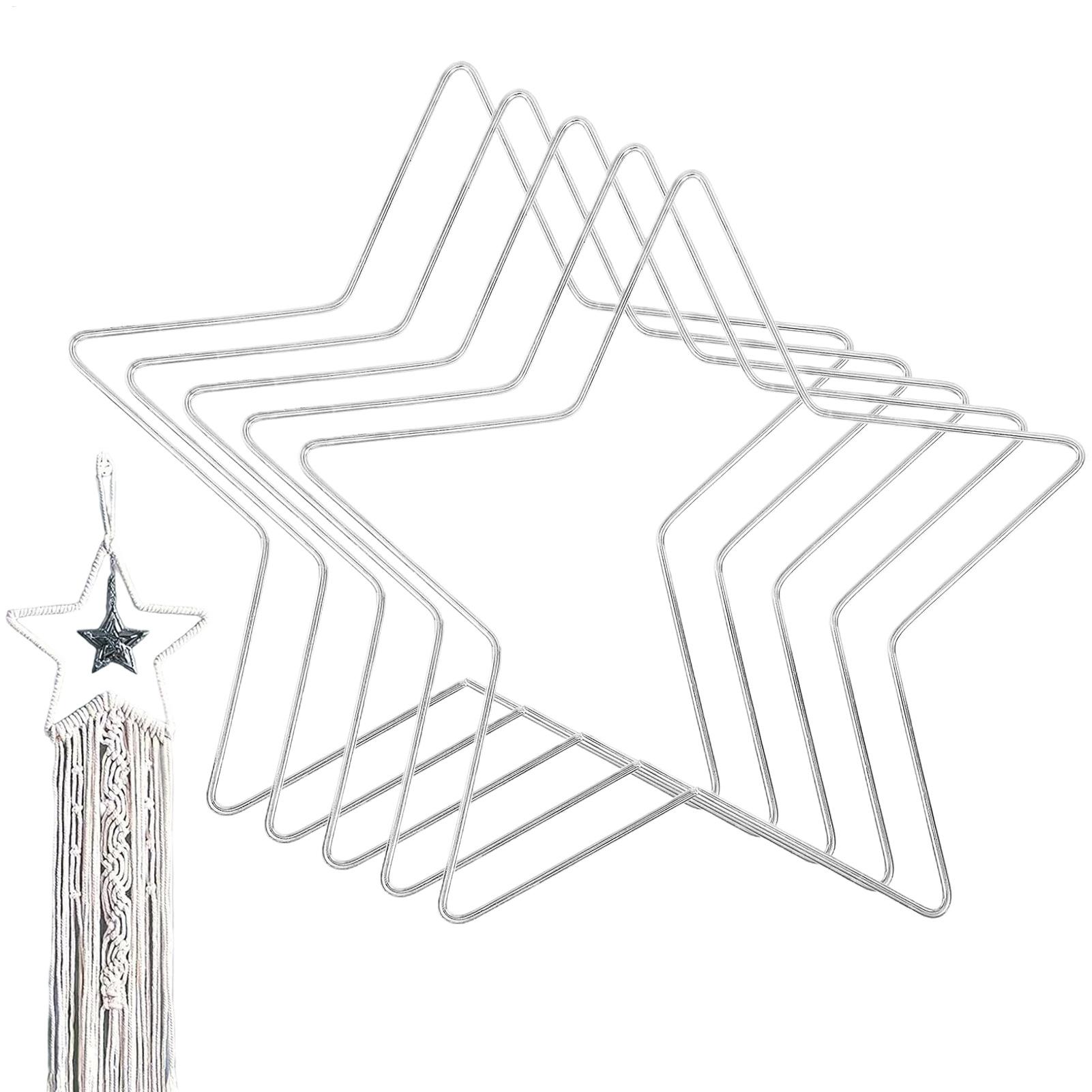 Wreath Form Wire - Wire Wreath Frames 5-pieces Star-Shaped Metal
