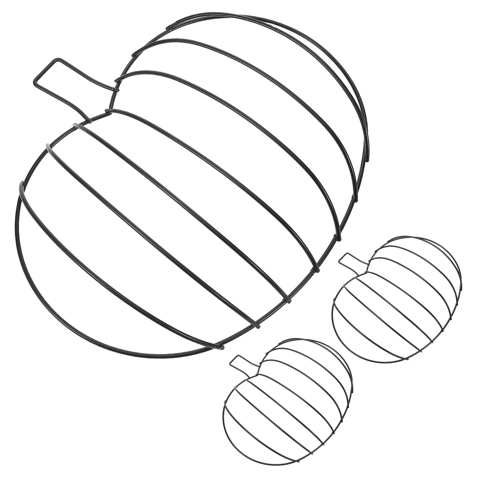 3Pcs Metal Pumpkin Wreath Fram - Wreath Form Wire 评论和价格