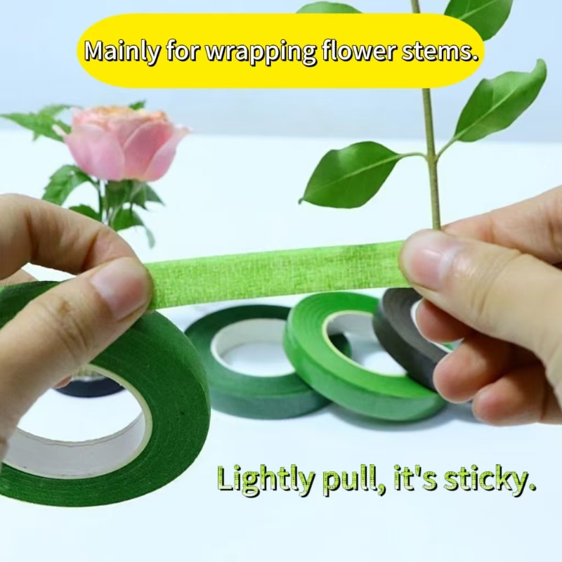 1-12Rolls Green Bouquet Floral - Floral Tape Green 评论和价格