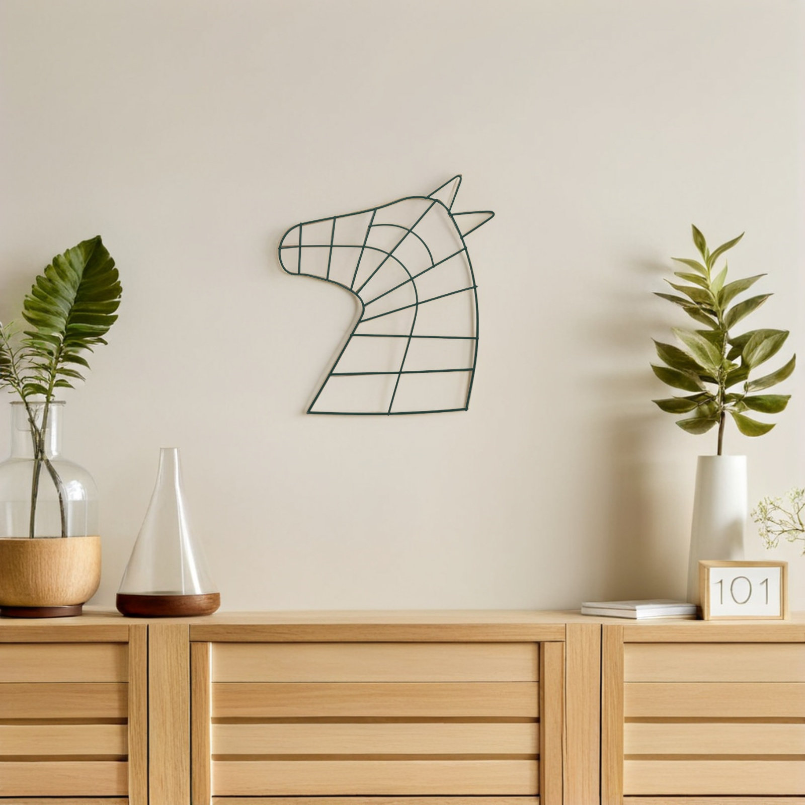 2Pcs Iron Horsehead Wreath For - Wreath Form Wire 评论和价格