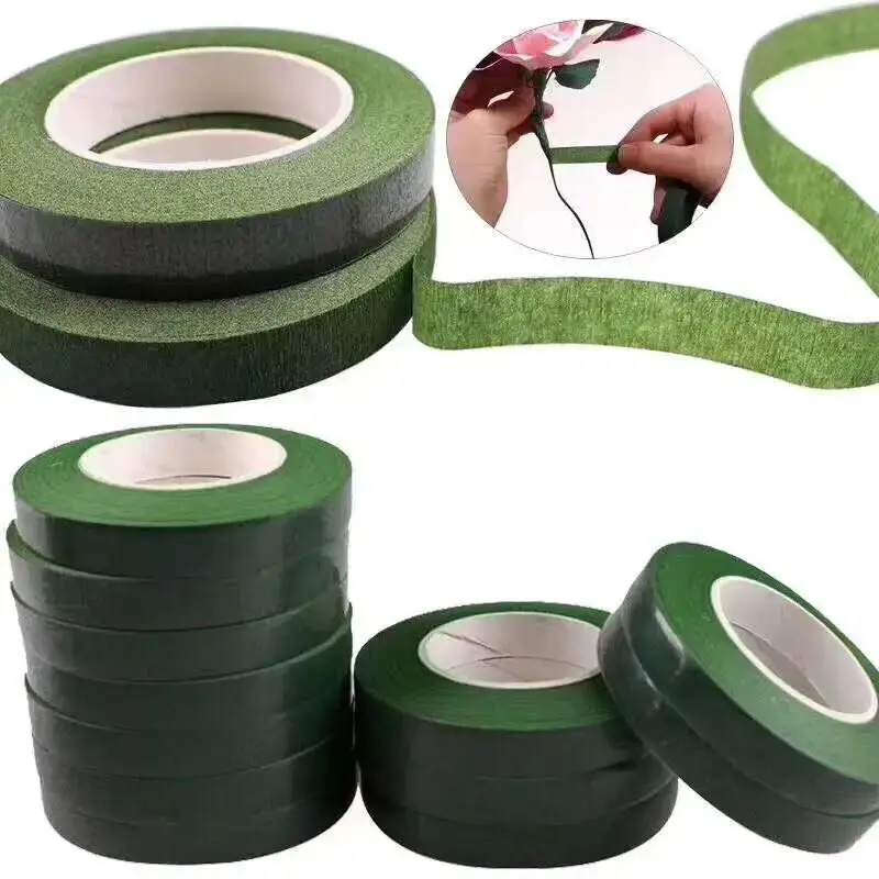 1-10pcs Bouquet Floral Stem Ta - Floral Tape Green 评论和价格