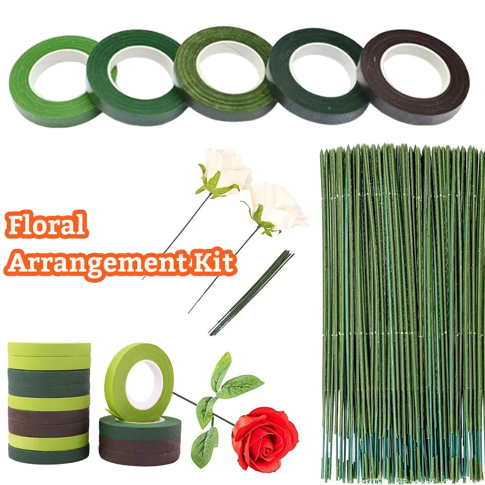 1-10pcs Bouquet Floral Stem Ta - Floral Tape Green 评论和价格