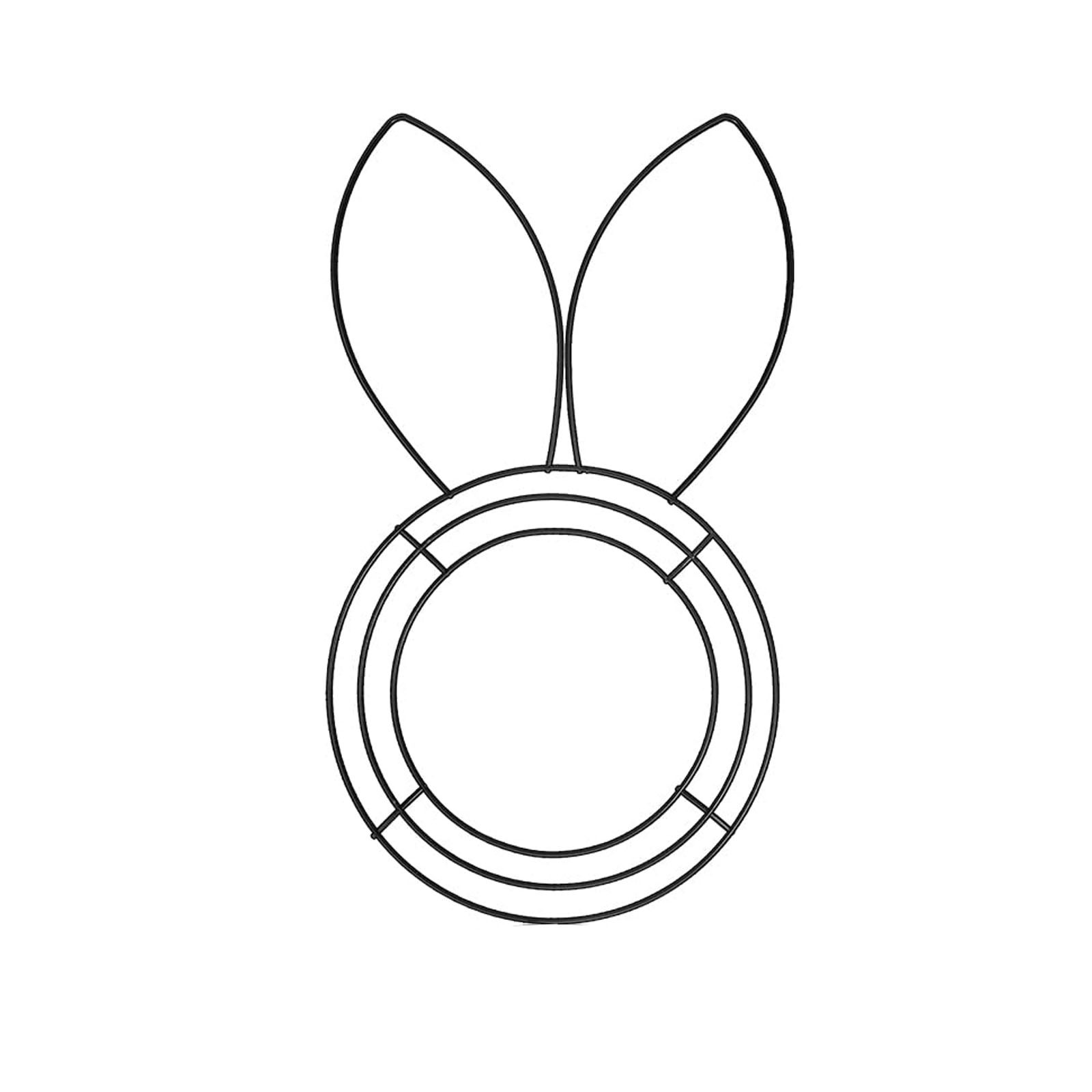 Easter Bunny Shaped Wire Wreat - Wreath Form Wire 评论和价格