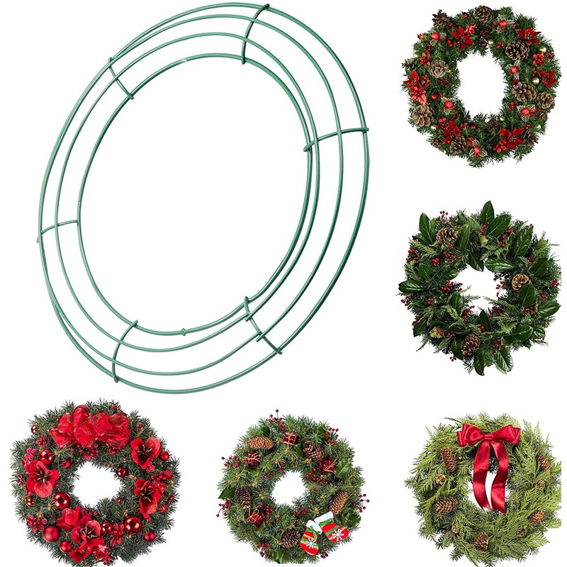 14 Inch Wire Wreath Frame Meta - Wreath Form Wire 评论和价格