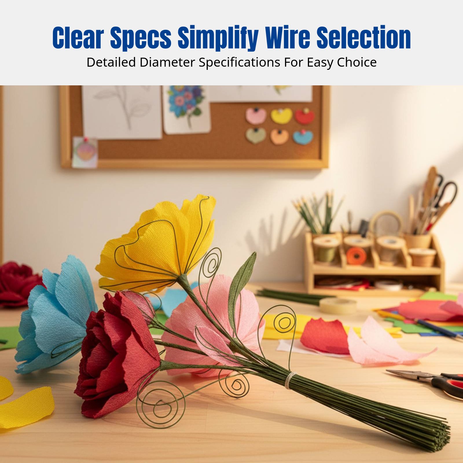 DIY Handcraft Floral Stem Wire - Floral Tape Green 评论和价格
