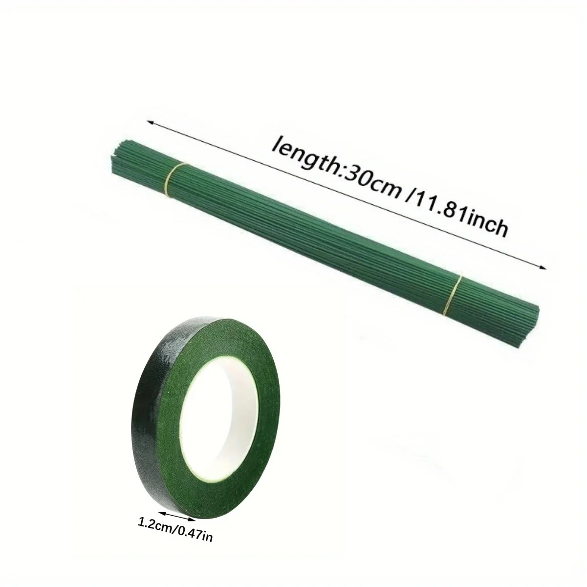 Green Flower Stem Sticks DIY F - Floral Tape Green 评论和价格