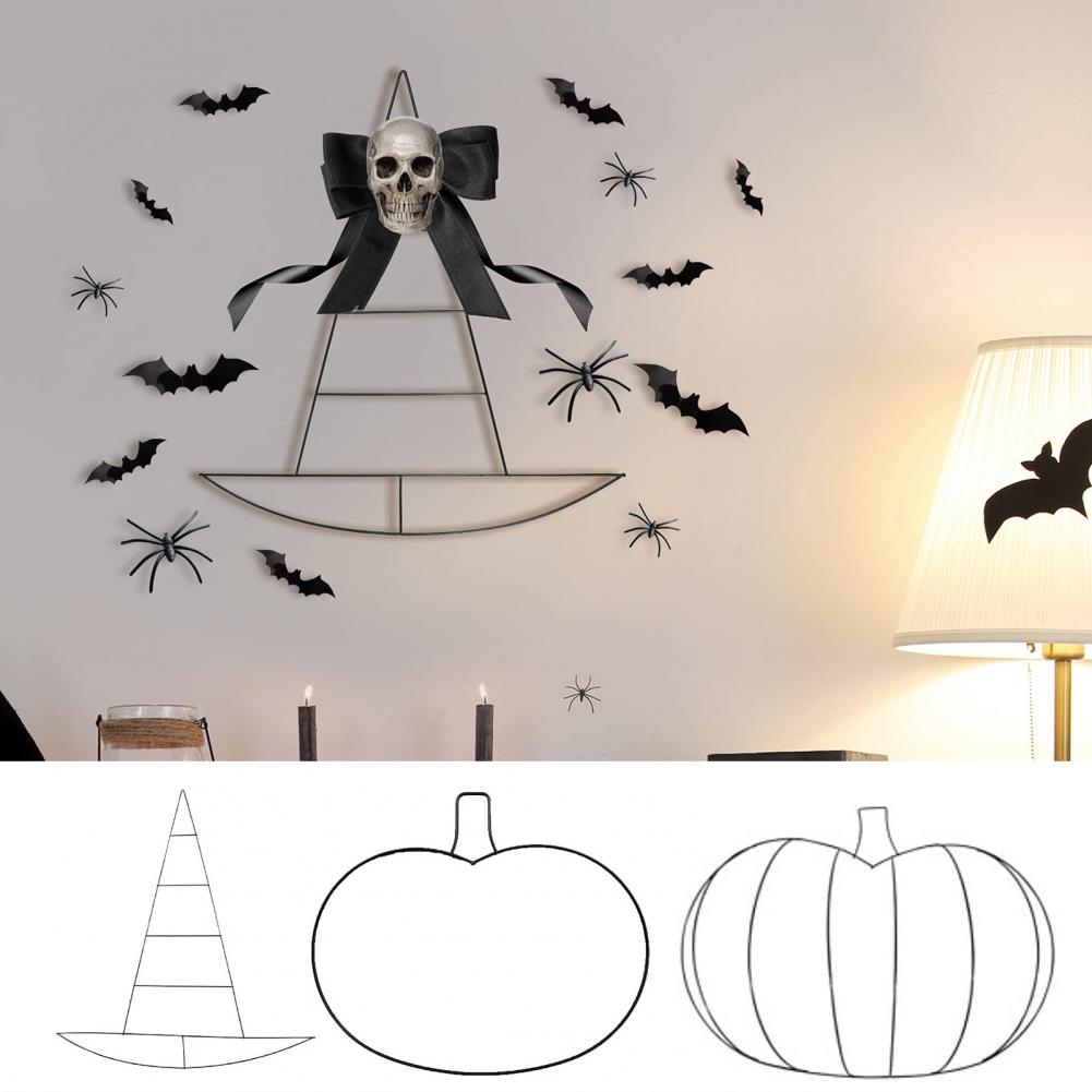 Hanging Wreath Form Halloween  - Wreath Form Wire 评论和价格