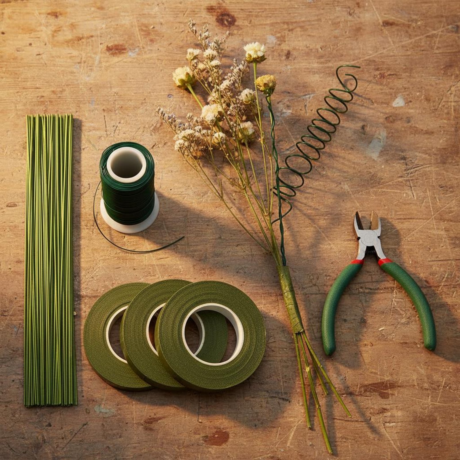 Floral Arrangement Making Kit  - Floral Tape Green 评论和价格