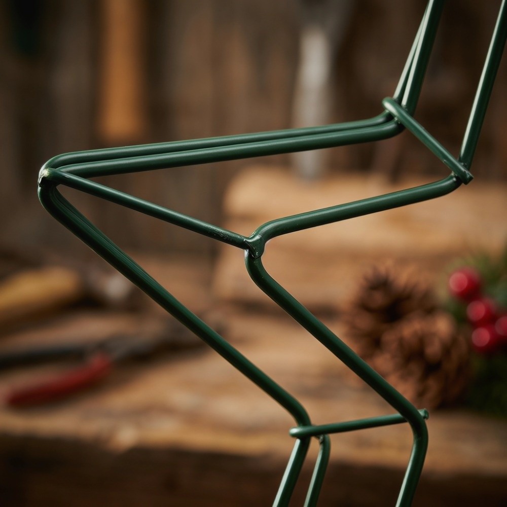 Festive Hanging Metal Wire Sta - Wreath Form Wire 评论和价格