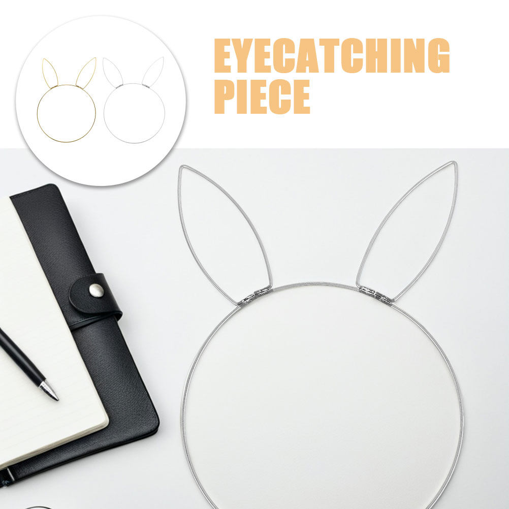2Pcs Rabbit Head Floral Wreath - Wreath Form Wire 评论和价格